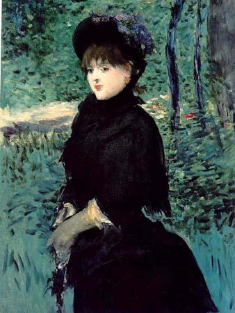 Edouard Manet La Promenade Madame Gamby China oil painting art